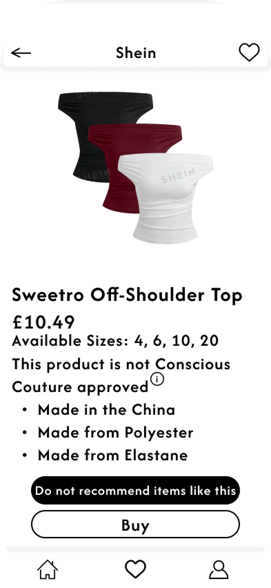 Conscious Couture Shein Top